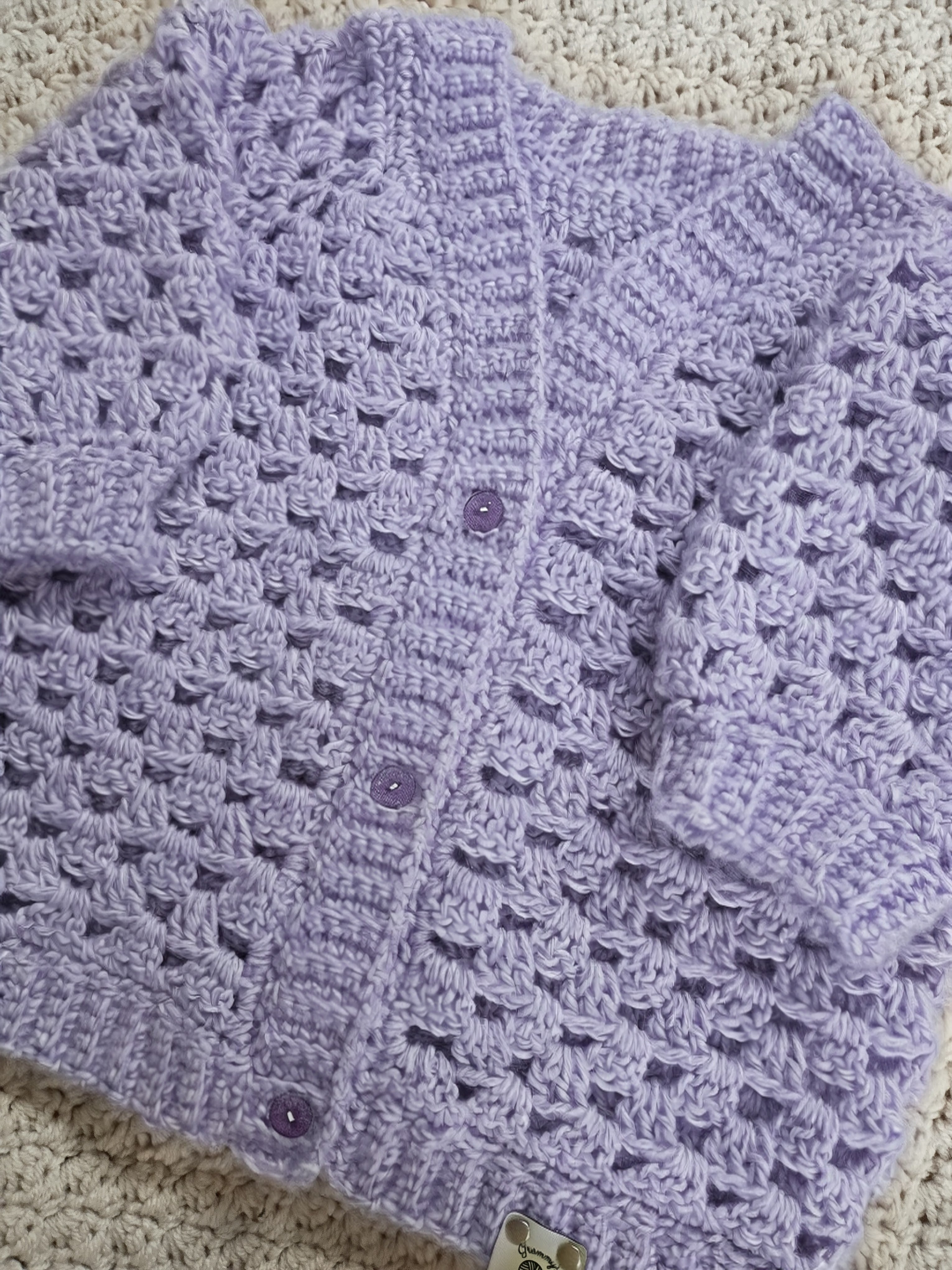 Violet toddler cardigan