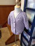 Violet toddler cardigan