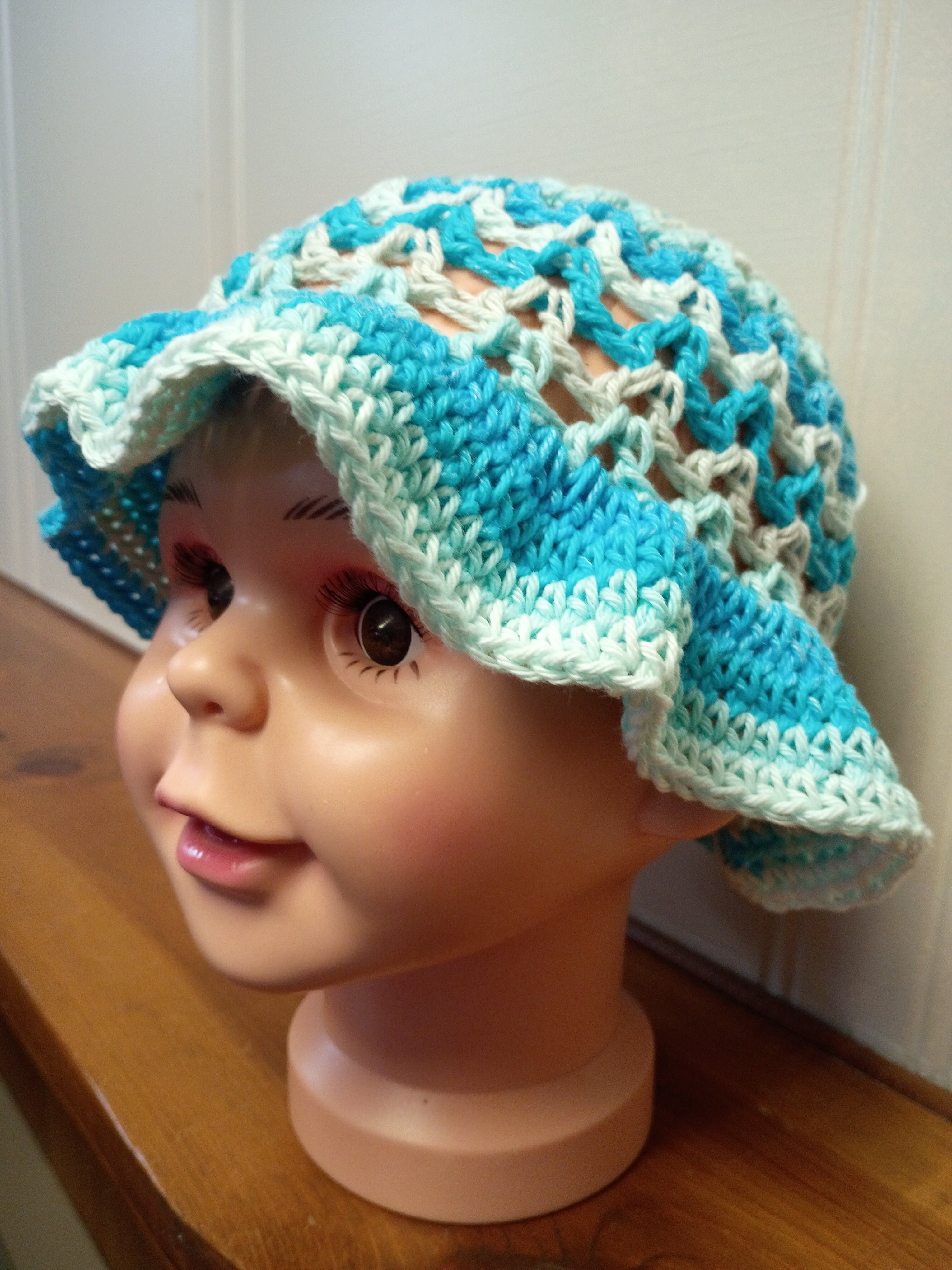 Toddler ruffled sunhat